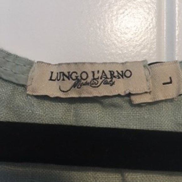 Lungo L'Arno Linen Shift Dress, sz M - Picture 3 of 12